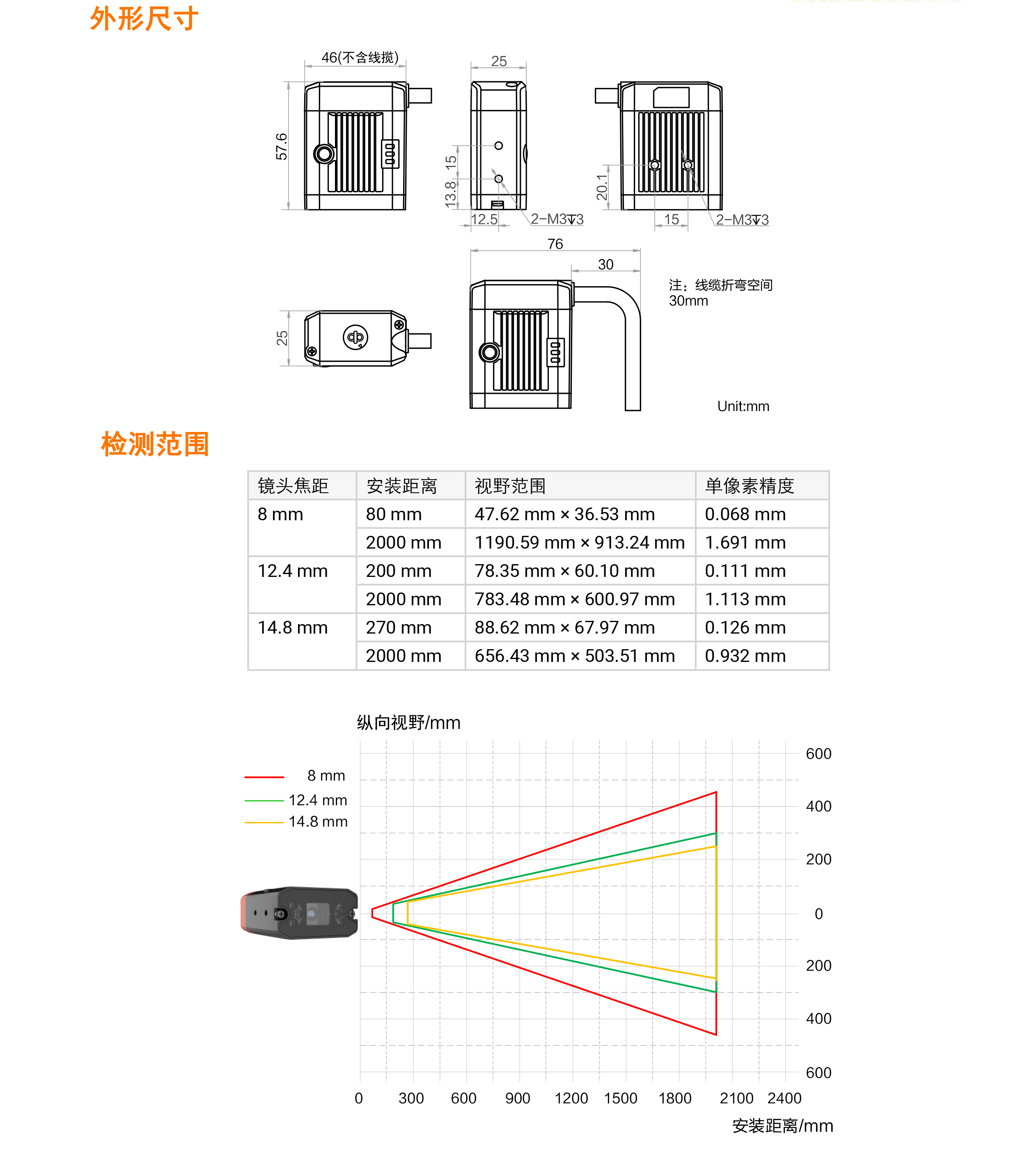 视觉传感器丨海康机器人 MV-SCB003EM 40万像素1/2.9″视觉传感器插图8