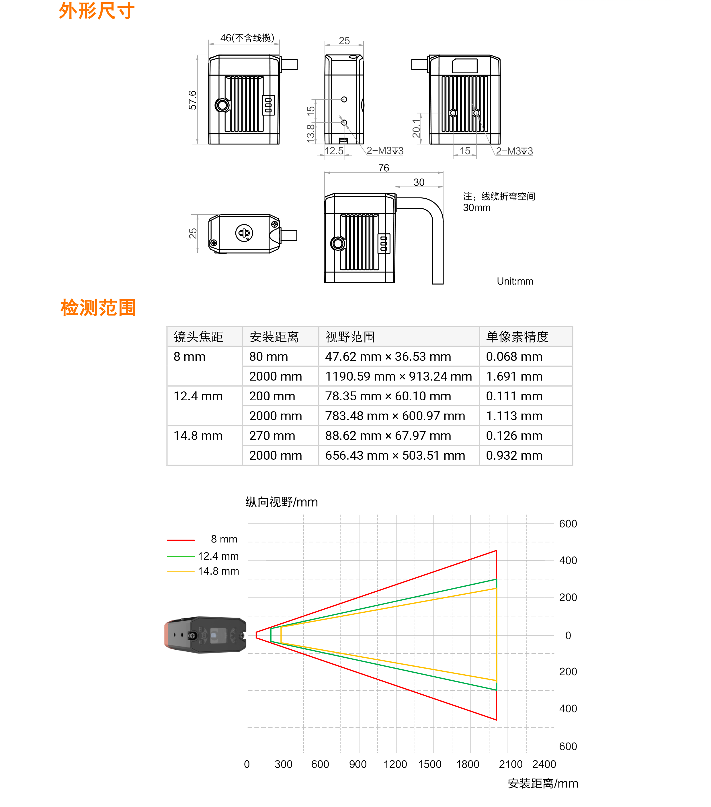 视觉传感器丨海康机器人 MV-SCB003EC 40万像素1/2.9″彩色视觉传感器插图8